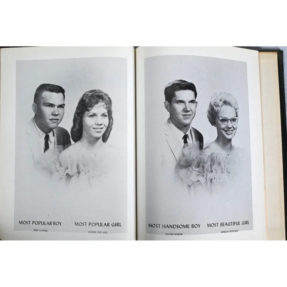 Meridian Texas Yellow Jacket 1961 School Yearbook Vintage Annual